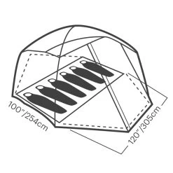 Eureka Space Camp 6 Tent 12 Eureka Space Camp 6 Tent -Eureka 1102270 detail10