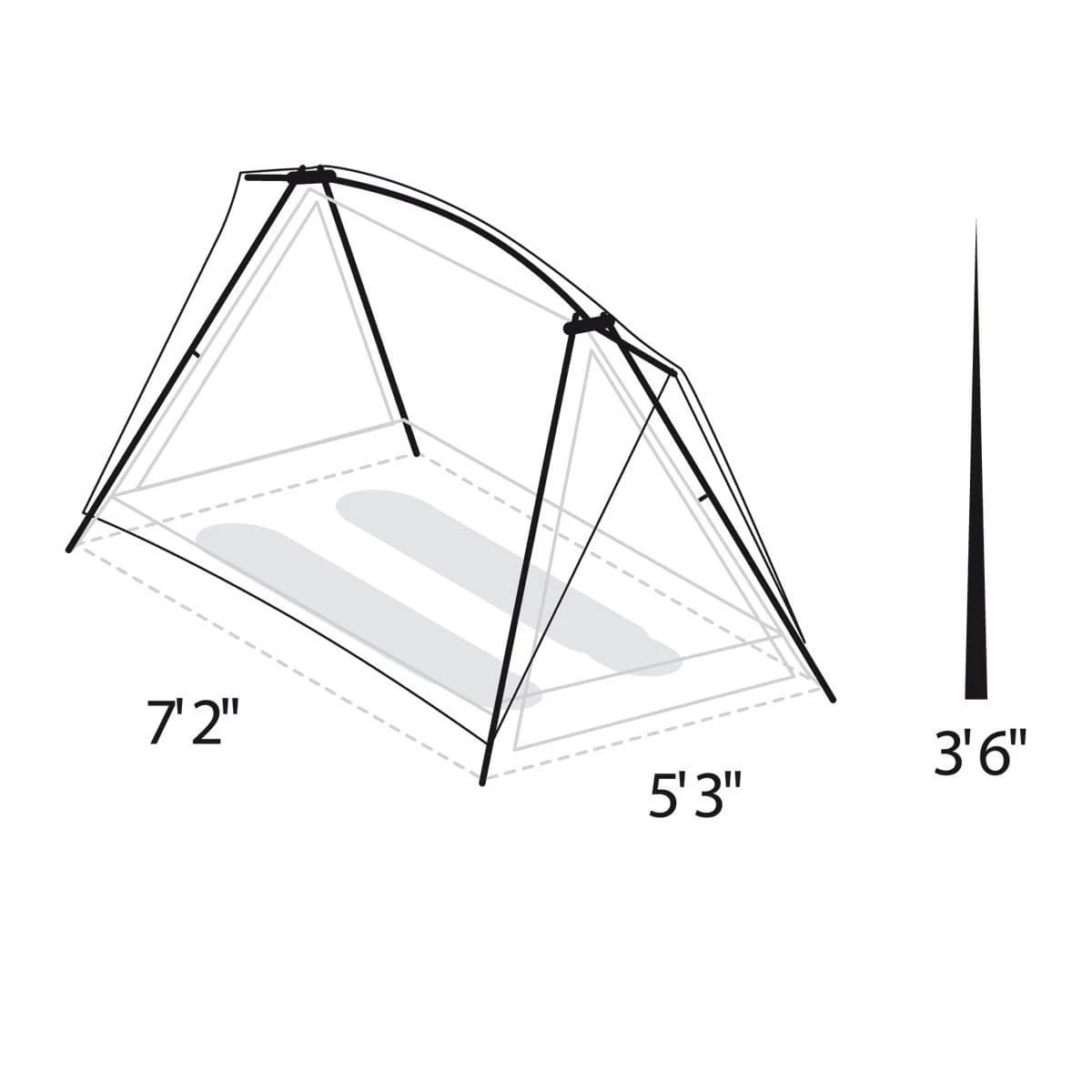 Eureka Timberline 2 Tent 3 Eureka Timberline 2 Tent - Image 3