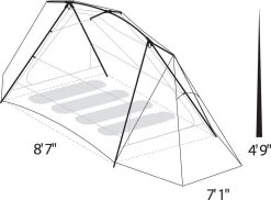 Eureka Timberline SQ XT Tent - 4 Person|-|Tente Timberline SQ 4XT - 4 Personnes -Eureka EUK 2627810 7ENo 20Color 7Einfo