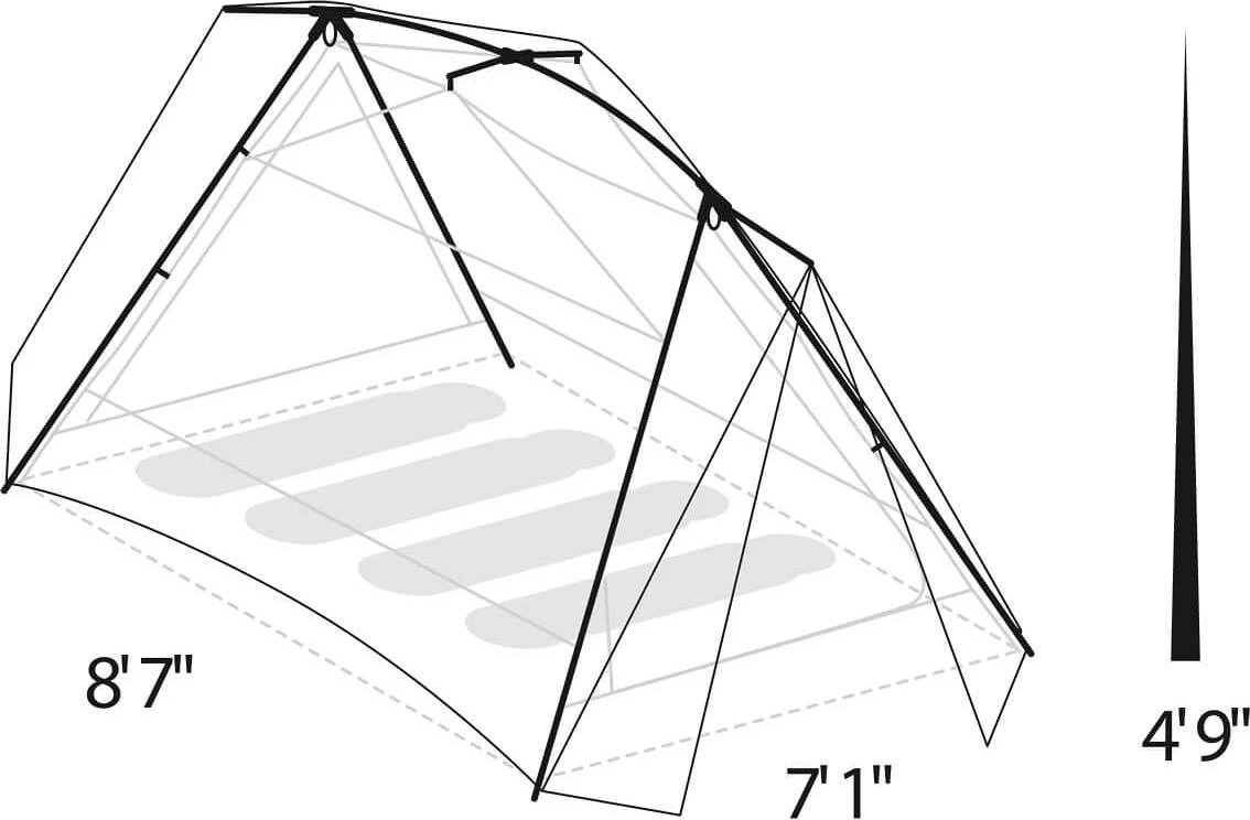 Eureka Timberline SQ Outfitter Tent - 4-person|-|Tente Timberline SQ Outfitter - 4 Personnes 2 Eureka Timberline SQ Outfitter Tent - 4-person|-|Tente Timberline SQ Outfitter - 4 Personnes - Image 2