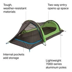 Eureka Solitaire AL Tent: 1-Person 3-Season -Eureka ONECOL D10 3