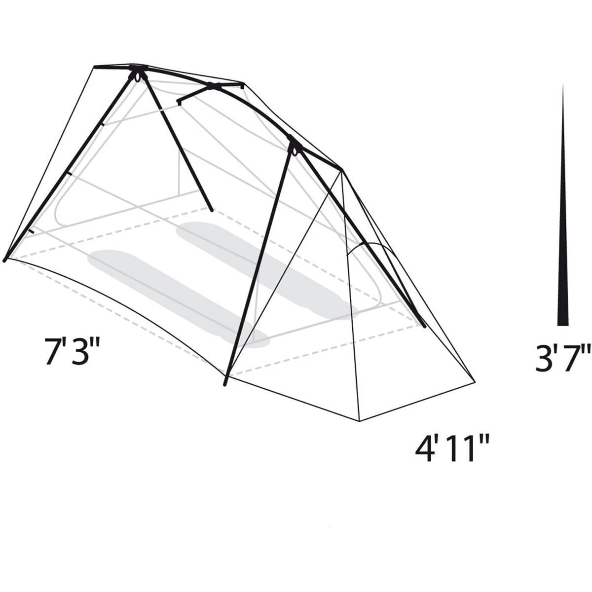 Eureka Timberline SQ 2XT Tent: 2-Person 3-Season 2 Eureka Timberline SQ 2XT Tent: 2-Person 3-Season - Image 2