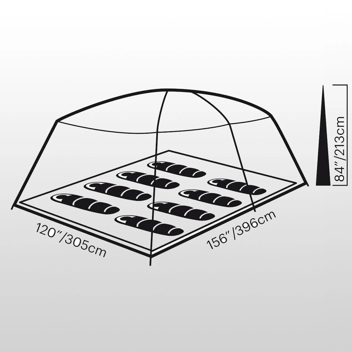 Eureka Copper Canyon LX Tent: 3-Season 8 Person 9 Eureka Copper Canyon LX Tent: 3-Season 8 Person - Image 9
