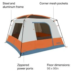 Eureka Copper Canyon LX Tent: 3-Season 4-Person -Eureka ONECOL D20 4