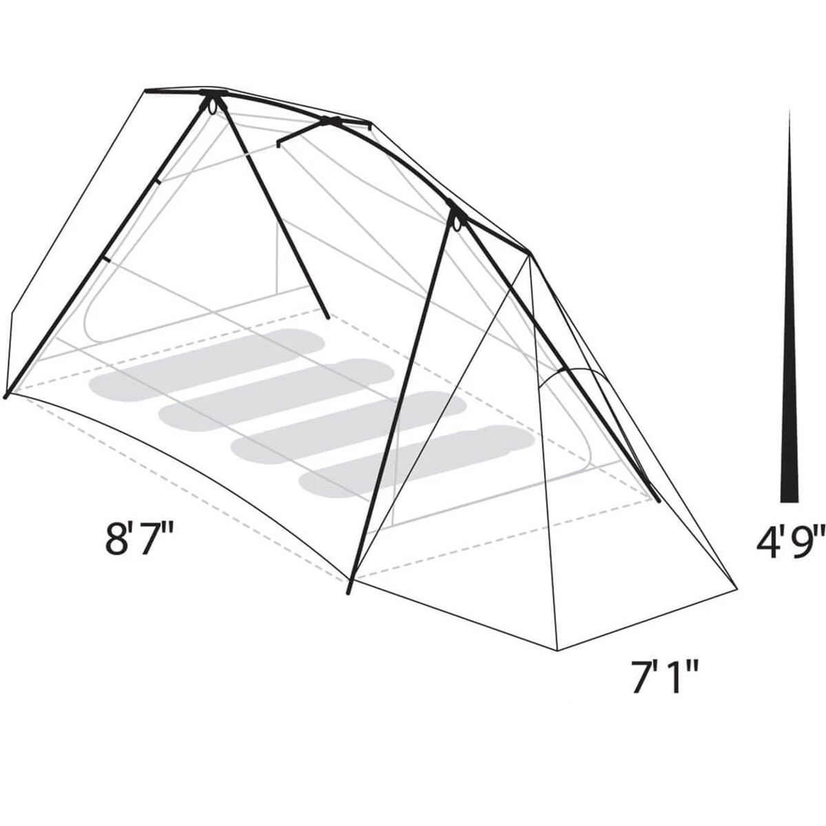 Eureka Timberline SQ 4XT Tent: 4-Person 3-Season 2 Eureka Timberline SQ 4XT Tent: 4-Person 3-Season - Image 2