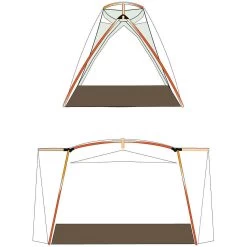 Eureka Timberline SQ Outfitter 4 Tent: 4-Person 3-Season