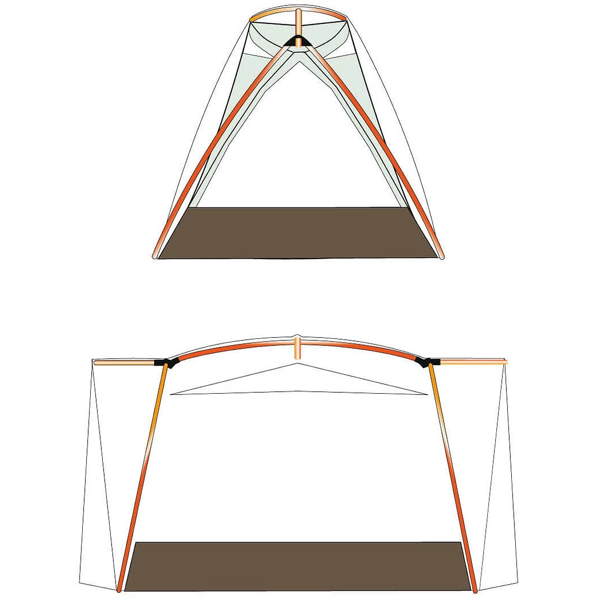 Eureka Timberline SQ Outfitter 4 Tent: 4-Person 3-Season 1 Eureka Timberline SQ Outfitter 4 Tent: 4-Person 3-Season