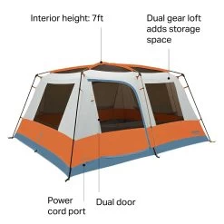 Eureka Copper Canyon Tent: 3-Season 12 Person -Eureka ONECOL D4 4