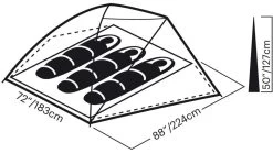 Eureka Midori 3-Person Tent 15 Eureka Midori 3-Person Tent -Eureka opplanet eureka midori 3 tents 2629086 av 7