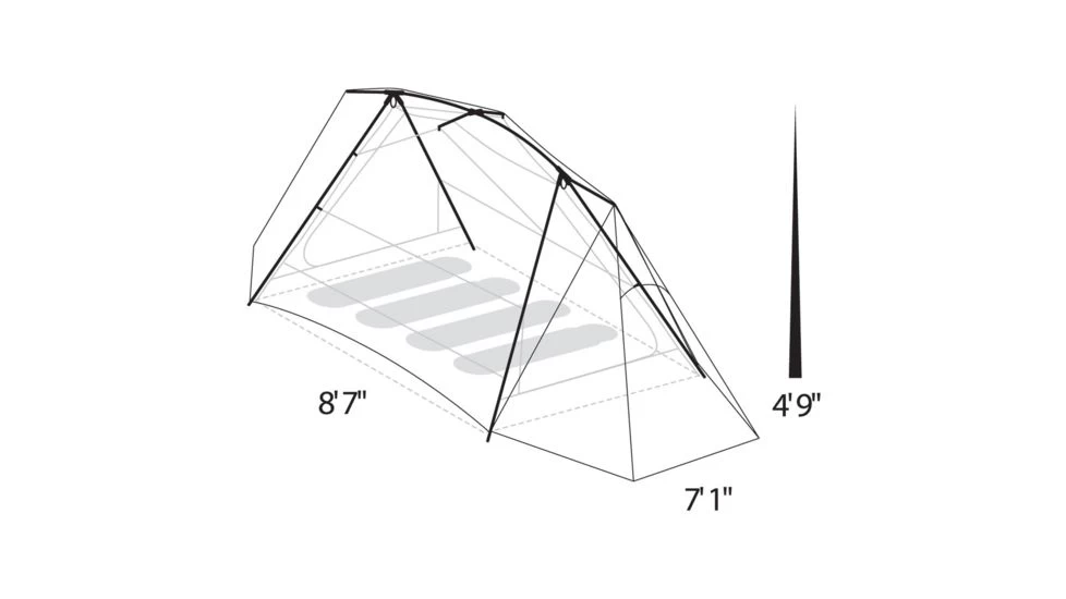 Eureka Timberline SQ 4XT 4-Person Tent 5 Eureka Timberline SQ 4XT 4-Person Tent - Image 5